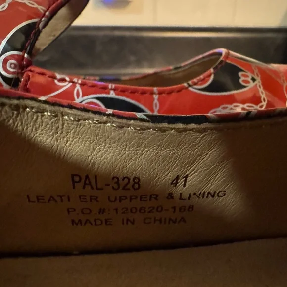 Alegria Paloma Coral Owl print Mary Jane shoes US 9.5-10 - Picture 11 of 11